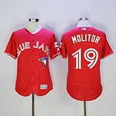 Toronto Blue Jays #19 Paul Molitor Red 2016 Flexbase Collection Canada Day Stitched Jersey,baseball caps,new era cap wholesale,wholesale hats